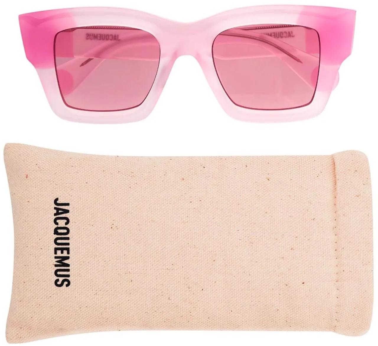 Thumbnail - Jacquemus Sonnenbrille - Les Lunettes Baci Sunglasses - Gr. unisize - in Quarz - für Damen