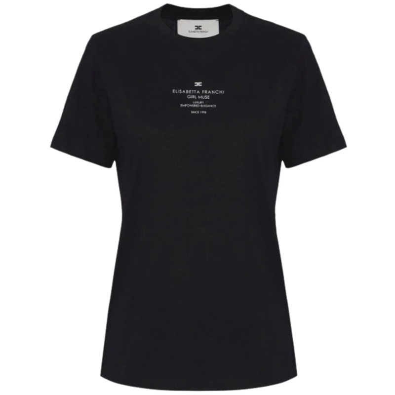 Elisabetta Franchi T-shirt T-Shirts And Polos Black schwarz