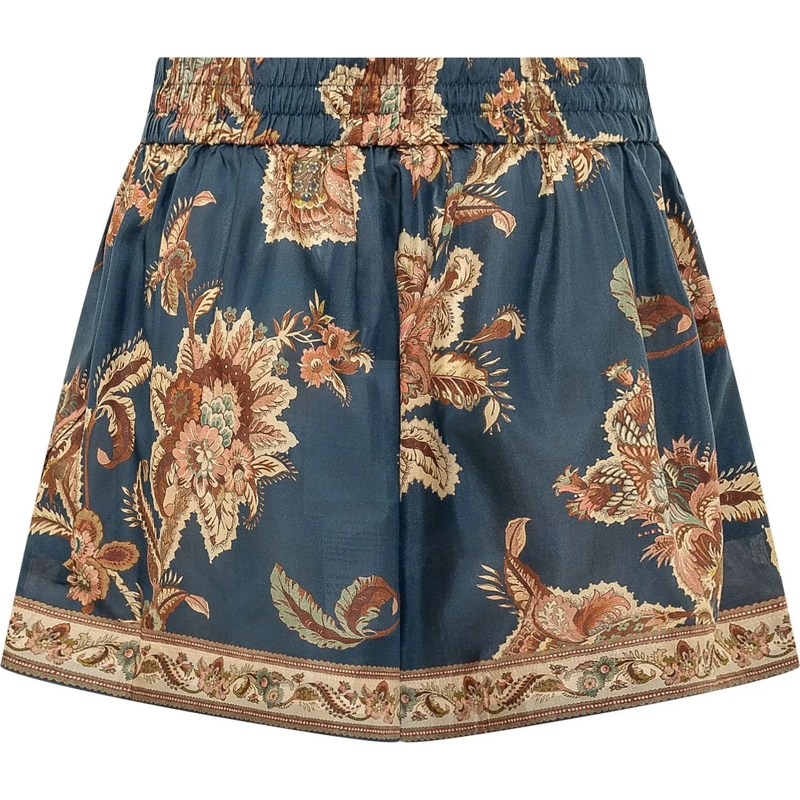 Zimmermann Shorts Aster Short Relaxed con Stampa Floreale dunkelblau(Image 2)