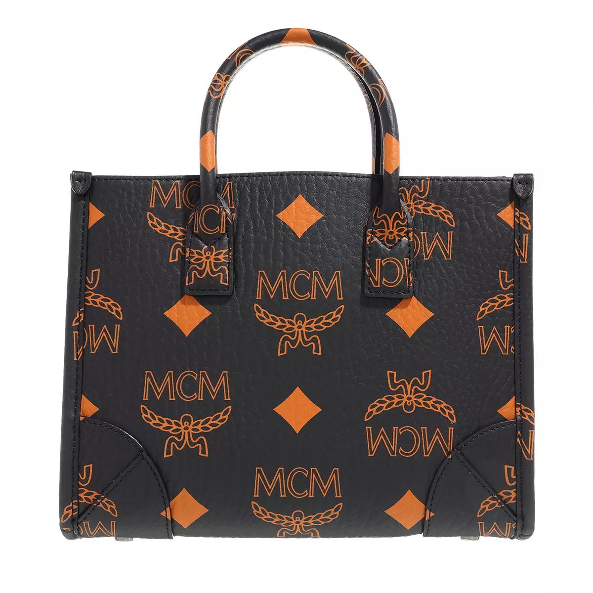 MCM Munchen Tote Small Black | Crossbody Bag