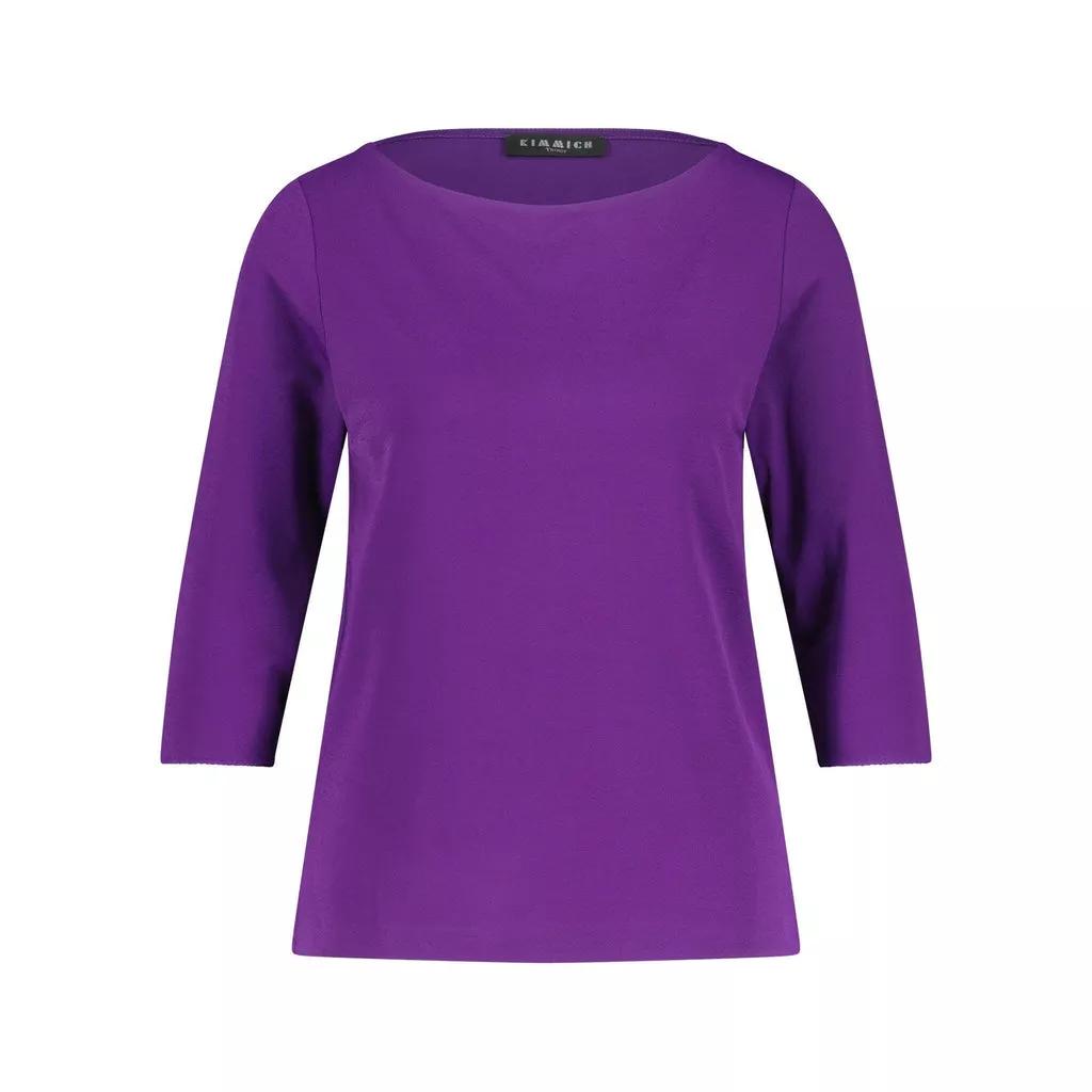 Thumbnail - Kimmich Trikot - Shirt aus Viskose-Crêpe - Größe S - purple