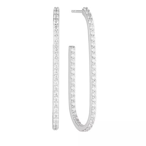 Sif Jakobs Jewellery Capizzi X-Grande Earrings Silver Orecchini a cerchio