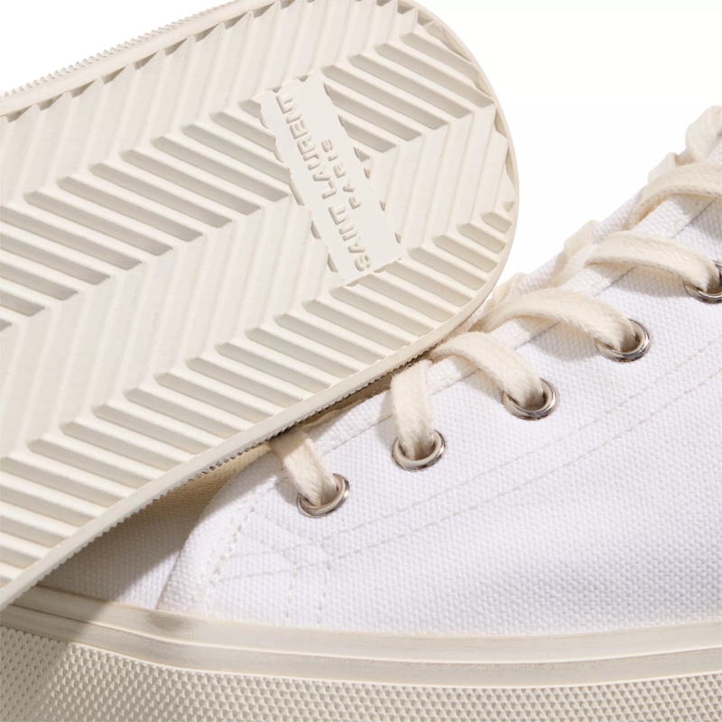 Saint Laurent High-Top-Sneaker Malibu Hightop Sneaker Blanc Optique(Image 8)