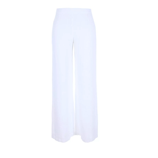 120% Lino Leinenhosen WOMAN PANT 000050 WHITE