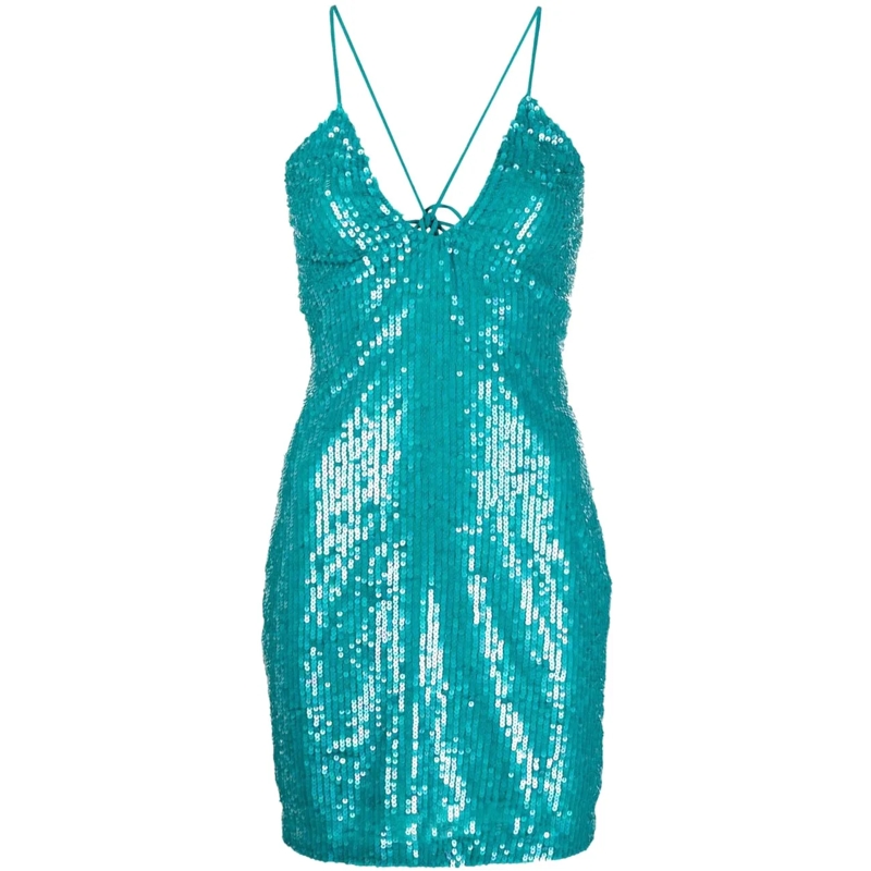 P.A.R.O.S.H. Minikleid Dresses Clear Blue blau