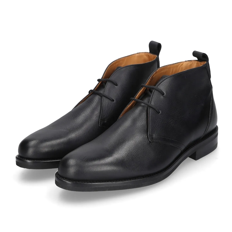 Heinrich Dinkelacker Schnürstiefel George Boots Genf Plain N- Vollständig rahmengen schwarz(Image 2)