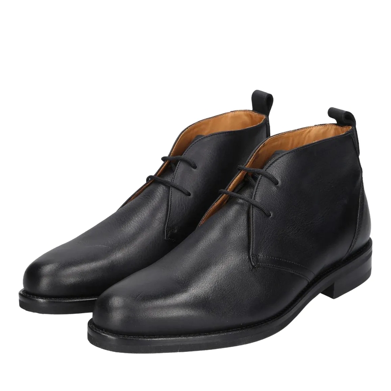 Heinrich Dinkelacker Bottes à lacets George Boots Genf Plain N- Vollständig rahmengen schwarz(Image 3)