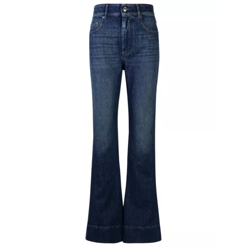 Sportmax  Robinia' Blue Cotton Jeans Blue