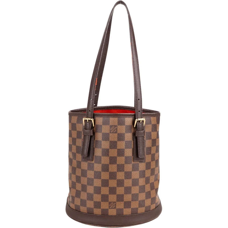 Louis Vuitton Tote Louis Vuitton Damier Ebene Monogram Bucket PM Hand braun