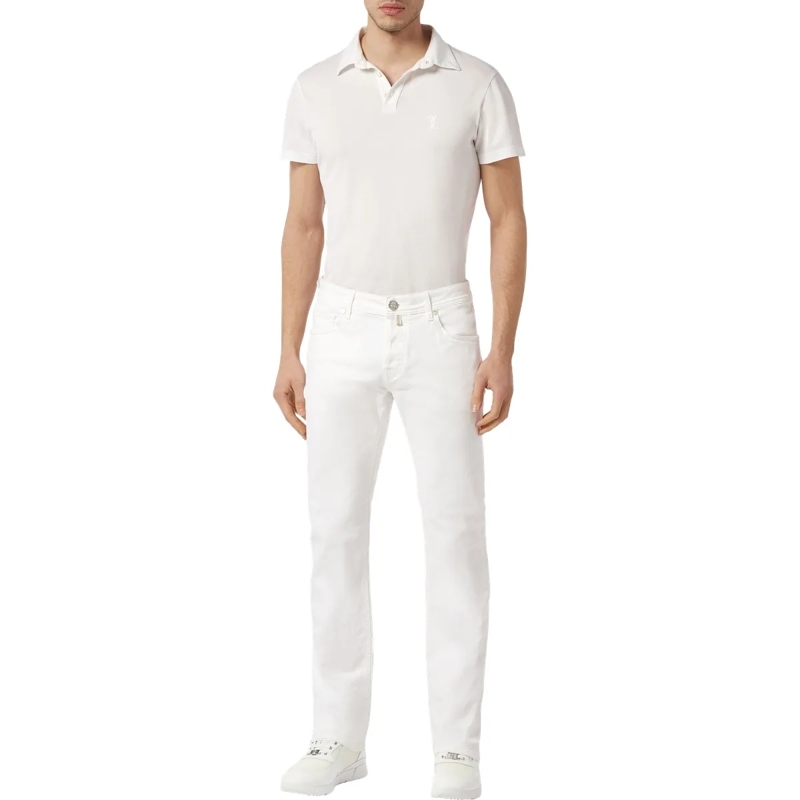 BILLIONAIRE Jeans mit geradem Bein Jeans Regular Fit weiss(Image 3)