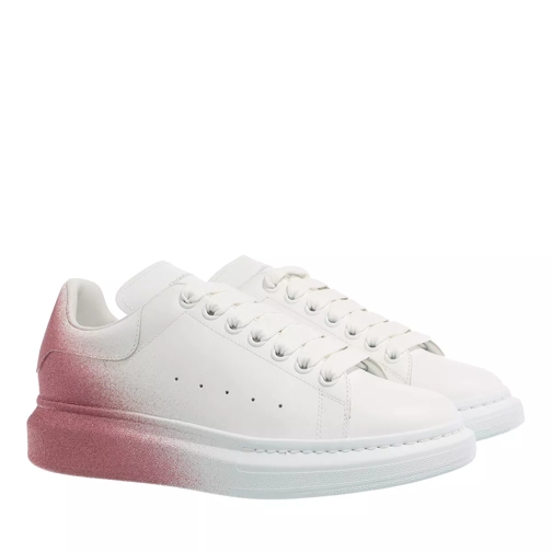 Alexander McQueen Oversized Sneakers White Pink sneaker basse