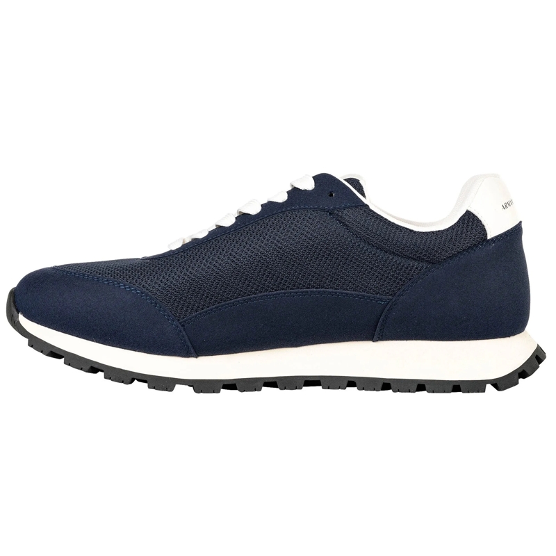 Armani Exchange Low-Top-Sneaker SNEAKER DROP MICROSUEDE+MESH+CALF PU blau(Image 7)