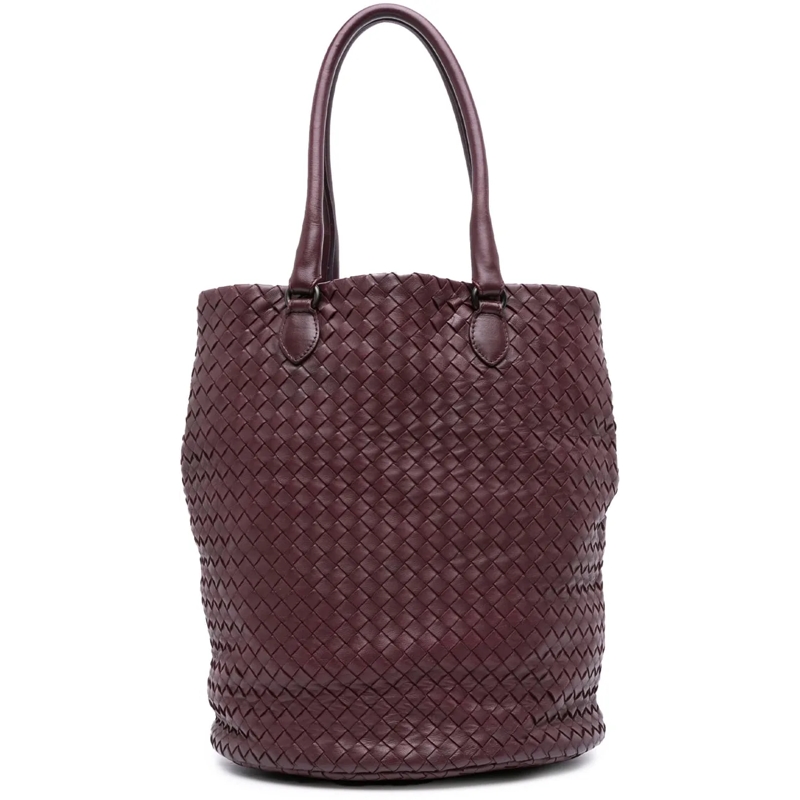 Bottega Veneta Sac à bandoulière Nappa Intrecciato Bucket Bag lila