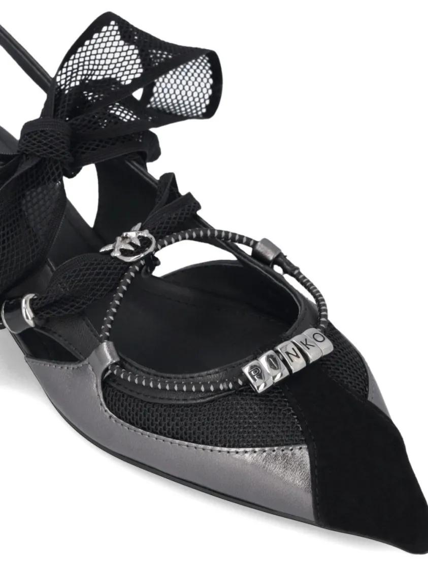 Thumbnail - Pointed Toe Ballerinas With Slingback Strap - Gr. 40 (EU) - in Schwarz