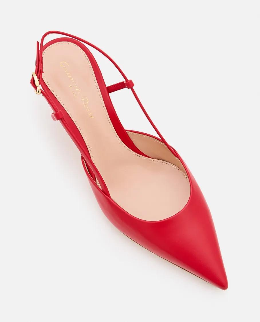 Thumbnail - Gianvito Rossi Hohe Schuhe - Ascent 55 Slingback - Gr. 40 (EU) - in Rot - für Damen