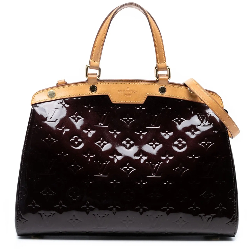 Louis Vuitton Sac à bandoulière Monogram Vernis Brea MM lila