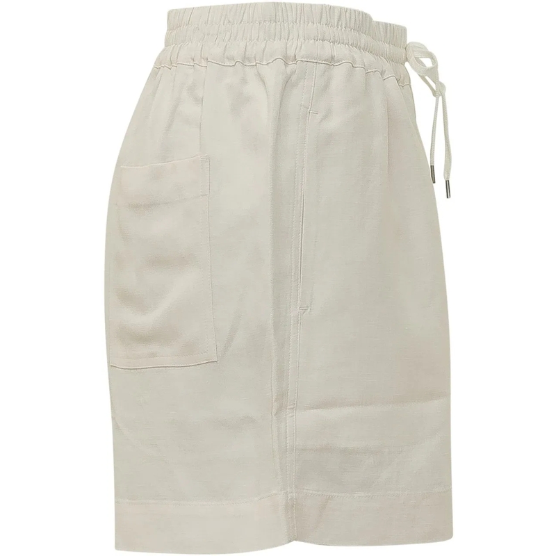 Studio Nicholson Shorts Shorts con Vita Elasticizzata e Coulisse weiß(Image 3)