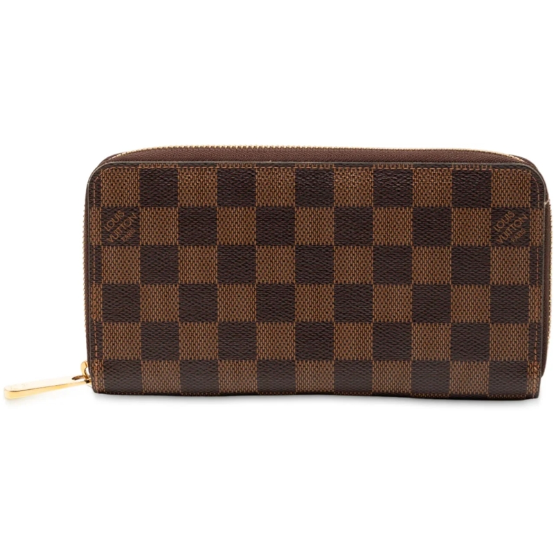 Louis Vuitton Geldbörse Damier Ebene Zippy Long Wallet braun
