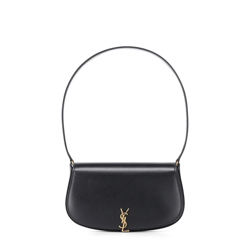 Saint Laurent Sac à bandoulière Schultertasche aus Leder schwarz