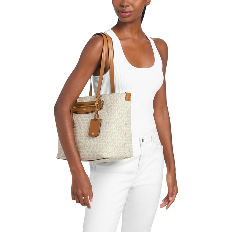 MICHAEL Michael Kors Shopper Md Ew Tz Tote Vanilla/acrn(Image 2)