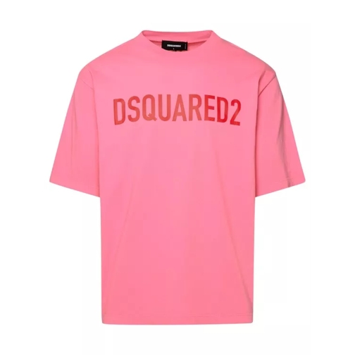 Dsquared2 Pink Cotton T-Shirt Pink 