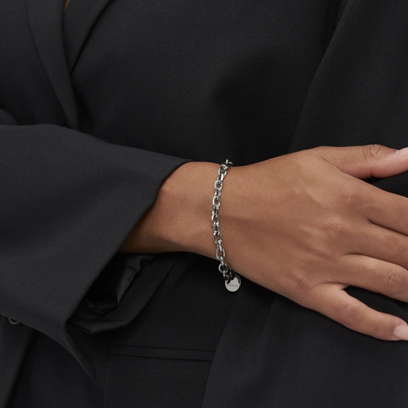 Copenhagen Armband Edelstahl Basic Chains silber(Image 2)