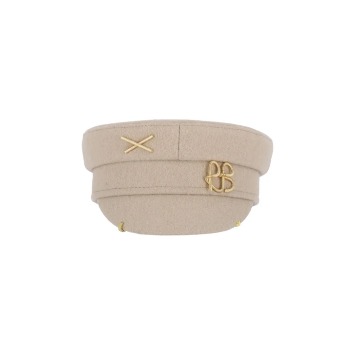 ハット Ruslan Baginskiy Baker Boy Wool Blend Hat Cream Ruslan Baginskiy Baker Boy Wool Blend Hat Cream Neutrals | Hut