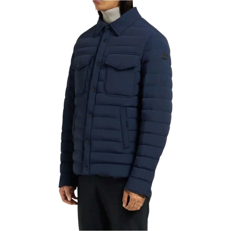 Moose Knuckles T-Shirt Heren Overshirt blau