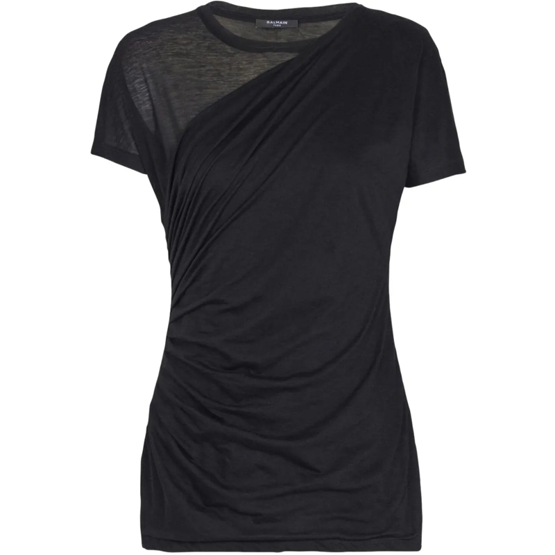 Balmain T-shirt T-Shirts And Polos Black schwarz