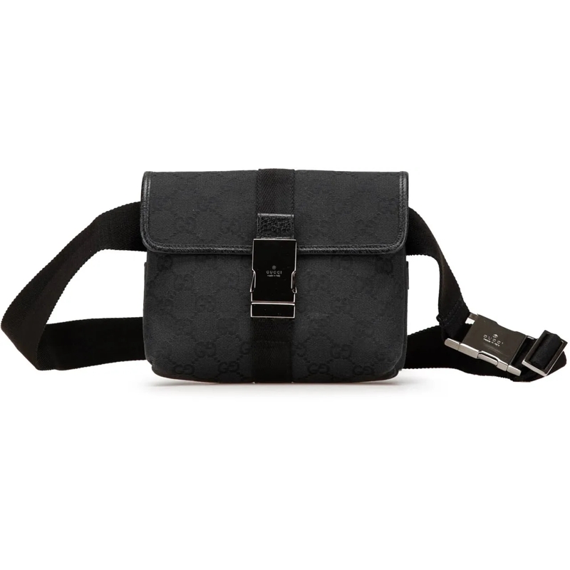 Gucci Gürteltasche GG Canvas Belt Bag schwarz