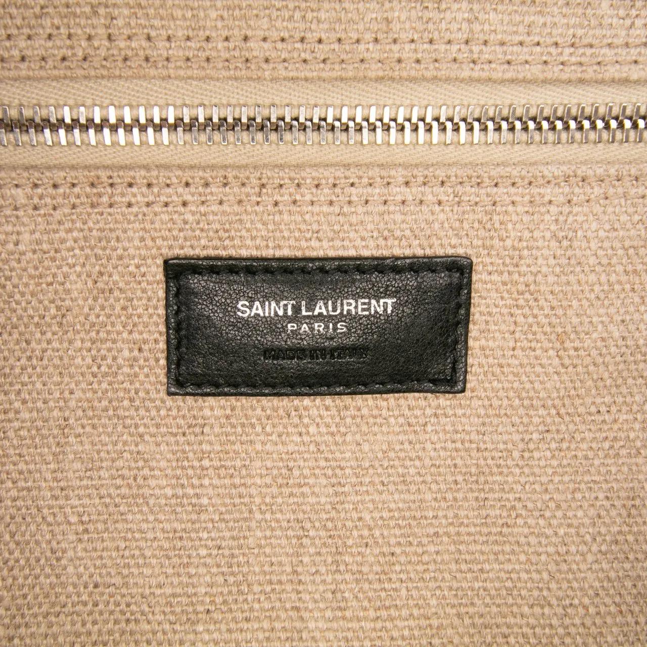 Thumbnail - Saint Laurent Shopper - Canvas Rive Gauche Tote - Gr. unisize - in Braun - für Damen