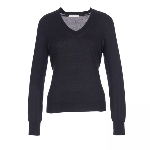 The Row Stockwell Top DRN dark navy Pullover