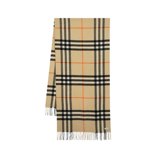 Burberry Giant Check Scarf - Cashmere - Beige Brown Sciarpa leggera