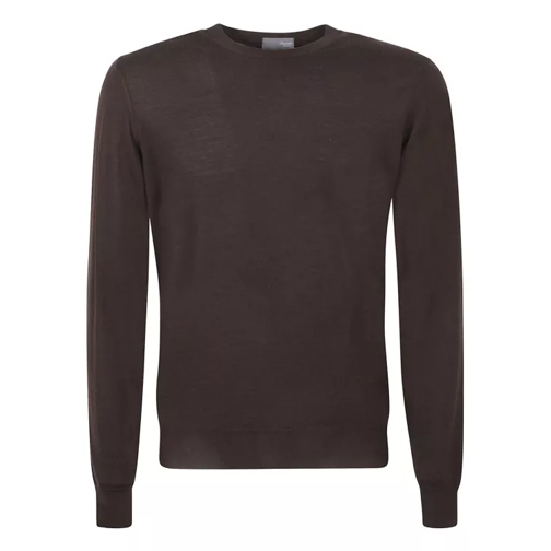 Drumohr Merino Long-Sleeve T-Shirt Black 