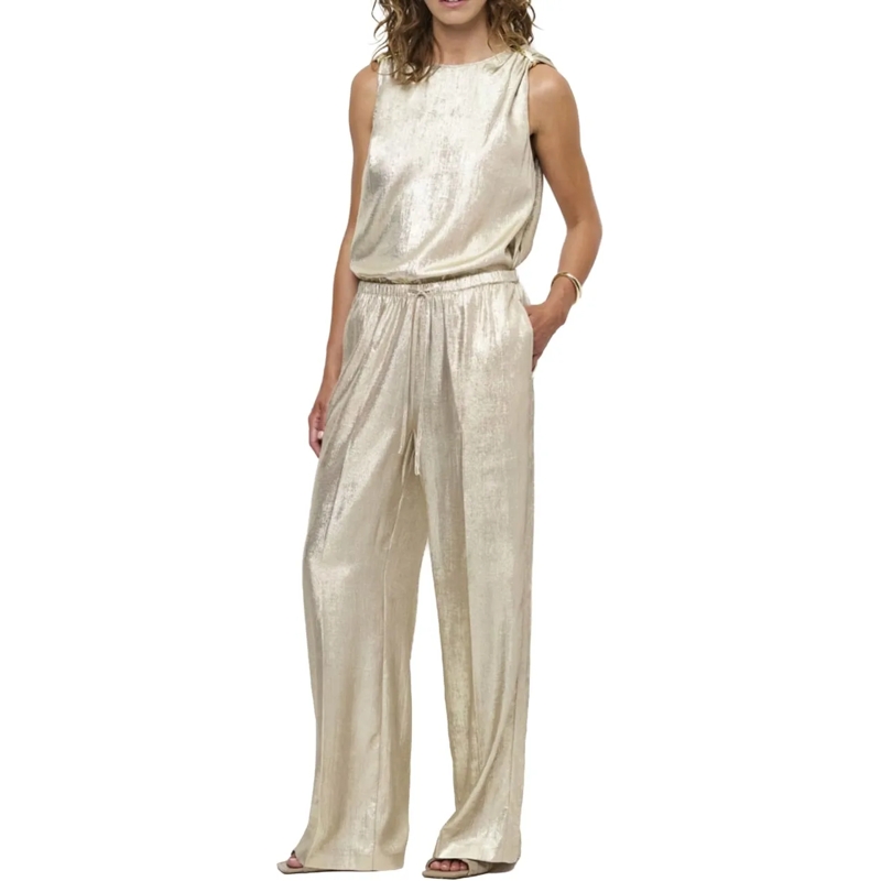 DANTE6 Hose Dante 6 Ido Metallic Effect Pants Pantalons Beige  beige(Image 2)