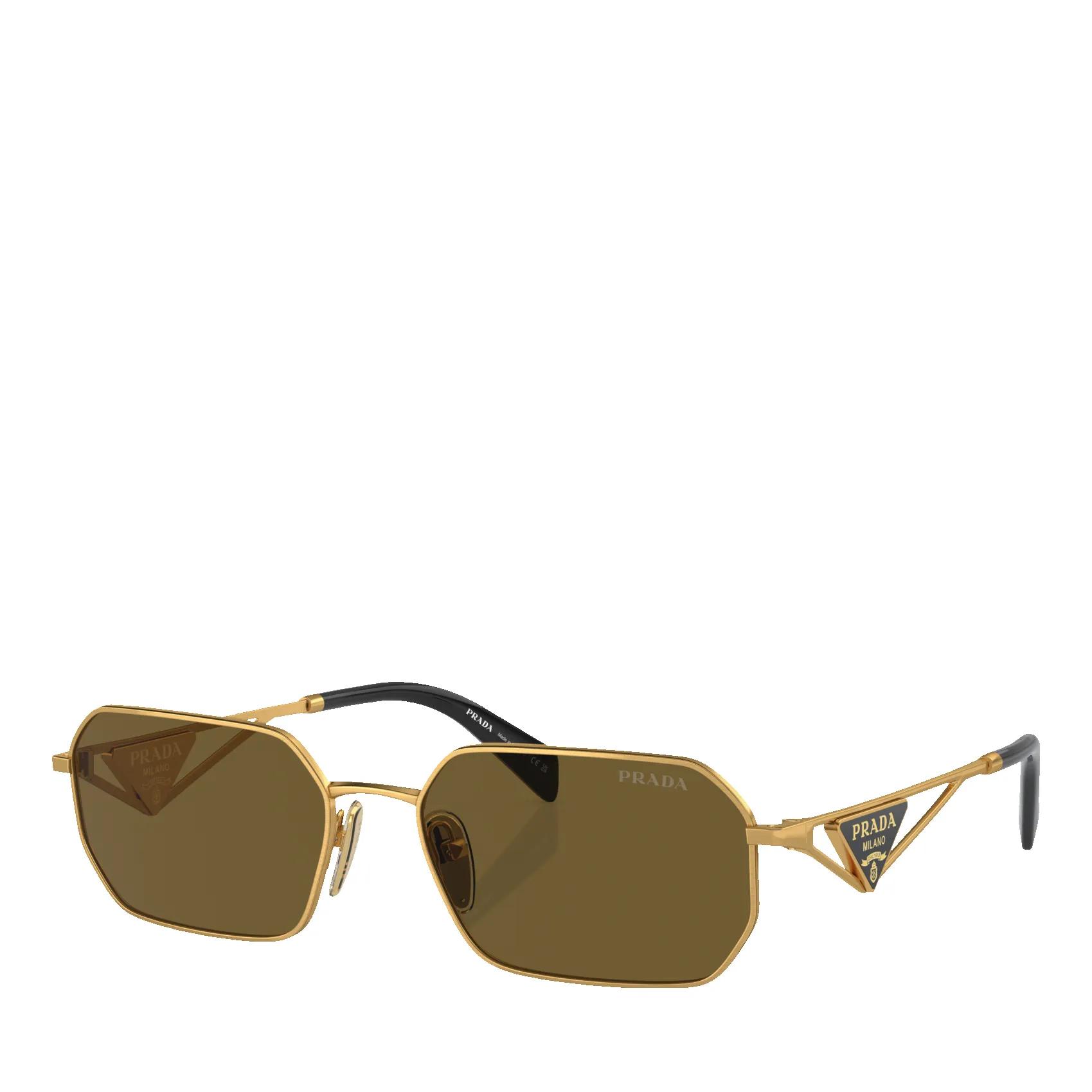 Prada 0PR A51S Matte Gold Sunglasses