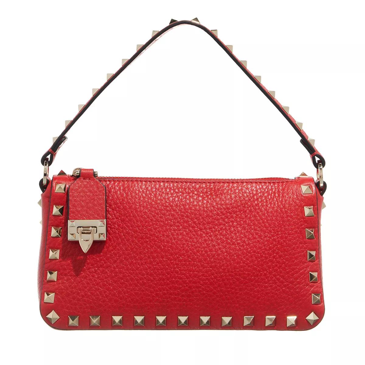 Valentino Garavani Rockstud Crossbody Bag Rouge Sac à bandoulière