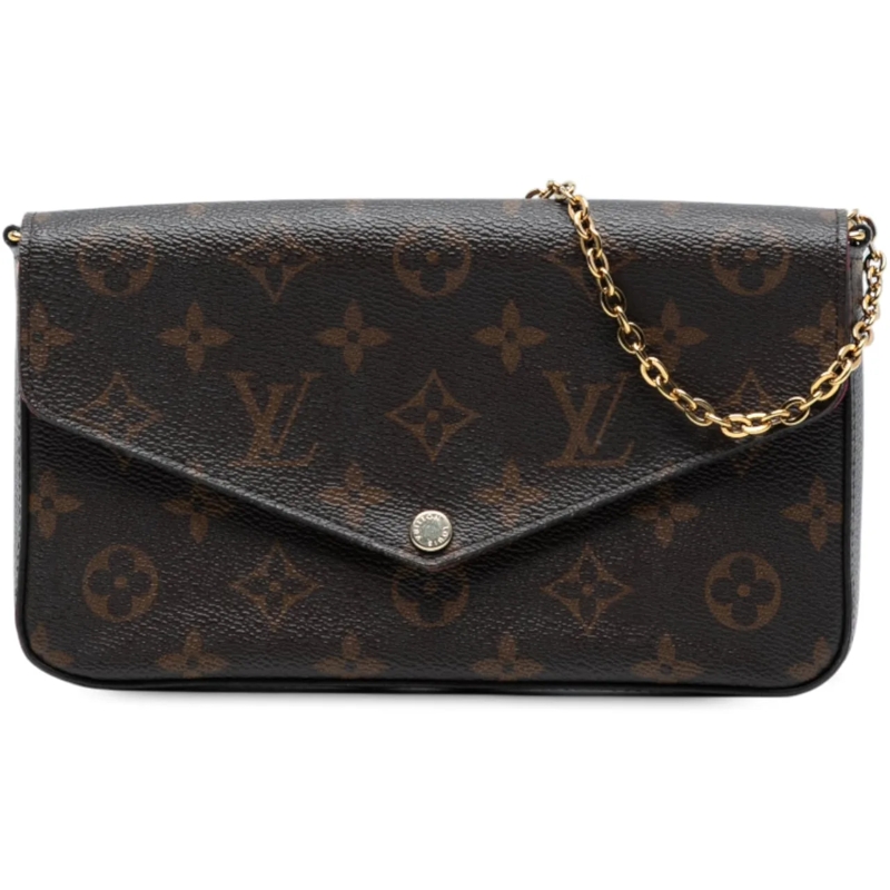 Louis Vuitton Schultertasche Monogram Pochette Felicie braun