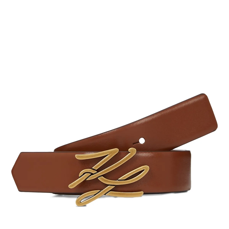 Karl Lagerfeld Gürtel K/AUTOGRAPH WENDEGÜRTEL braun