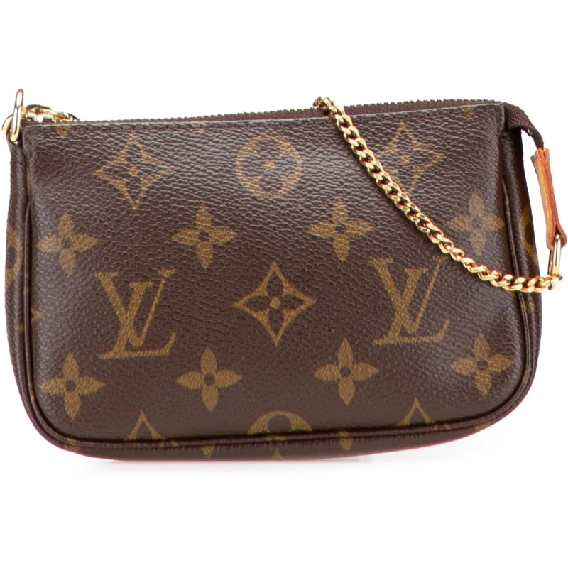 Louis Vuitton Tote Monogram Mini Pochette Accessoires braun