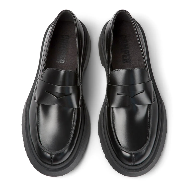 Camper Schnürschuhe Mokassins Walden schwarz(Image 5)