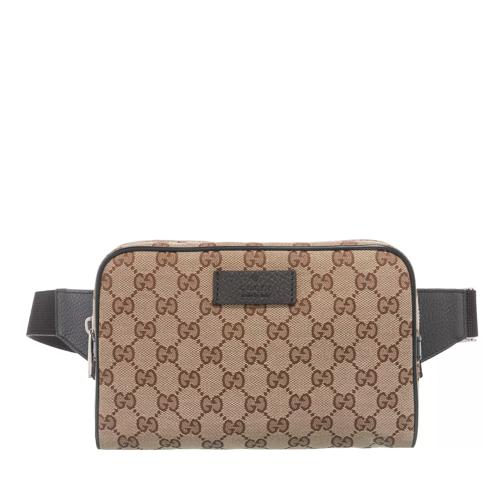 Gucci Monogram Canvas Street Style  Beige Crossbody Bag