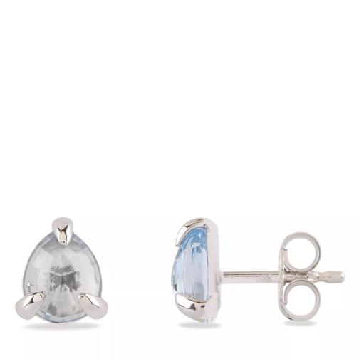 Little Luxuries by VILMAS Amoretti Earring Crystal Drop Rhodium Plated Ohrstecker