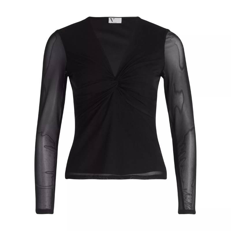 Vera Mont  Longsleeve Shirt mit Meshärmeln 47701851668826 Schwarz