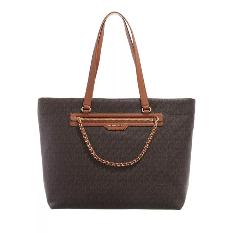 MICHAEL Michael Kors Tote Slater Large Top-Zip Tote Brown