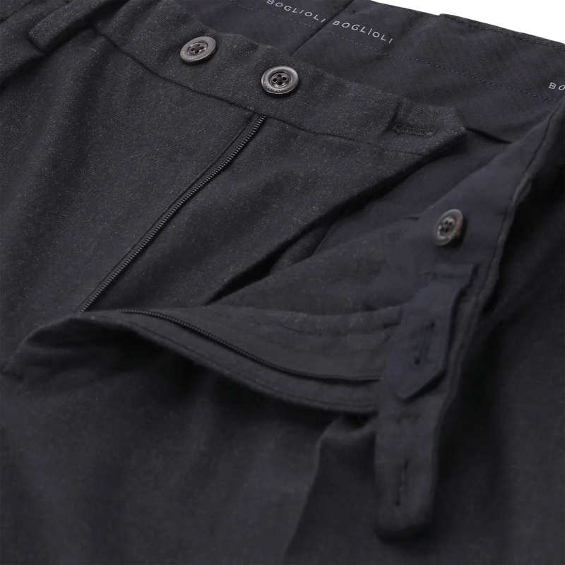 Boglioli Anzugkombination Zweiteiliger Anzug aus Woll-Mix blau(Image 5)