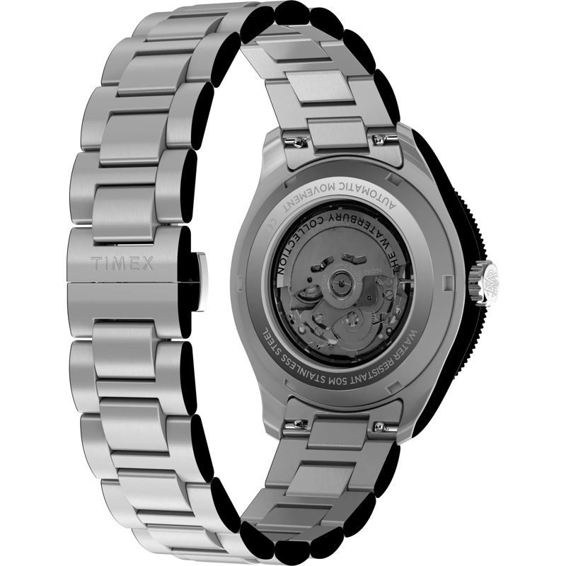 Timex Quarzuhr Mechanische Automatikuhr Waterbury Heritage Automa schwarz(Image 5)