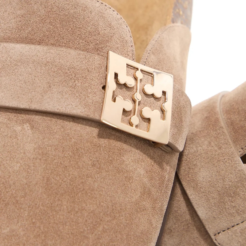 Tory Burch Mules Mellow Mule River Rock/Gold(Image 5)