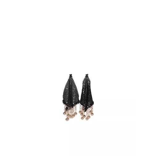 Paco Rabanne Drop Earrings Black 