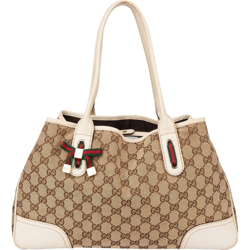 Gucci Schultertasche Gucci GG Monogram Princy Handbag braun